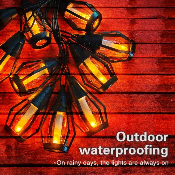 Solar lantern string lights